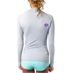 Oceanic Lavacore Lavaskin Women's Scuba Diving Long Sleeve Shirt - Grey - Size 8