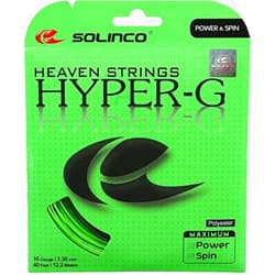 Solinco Hyper-G Heaven Strings Poly (Polyester) 18 Gauge / 1.15mm Tennis Racquet String Sets 2-Pack (2 Sets Per Order) - Best for Spin, Control, and Durability