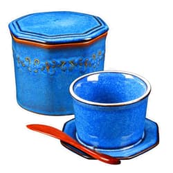 BoFuYuan French Butter Crock: Ceramics Butter Keeper With Lid, No More Hard Butter