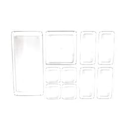 Isaac Jacobs 10-Piece, 4-Size Clear Drawer Organizer Set, Plastic Storage Bin, Multi-Use, Home Office, Desk Drawers, Closet, Pantry, Bedroom, Bathroom, Kitchen