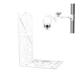 Compcctv L-Shape Dome Camera Bracket,Universal Wall Ceiling Mount Bracket for Security CCTV Hikvision Dome Camera, CCTV Security Ball Machine Dome PTZ Camera Mount Bracket