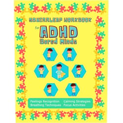 ADHD Boy's Mom Squirrleap Workbook for ADHD Bored Minds: Calming Strategies, Feelings Recognition, Breathing Techniques, Focus activities for Children with ADHD