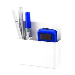 Gttyowyin Magnetic Pen holder, Dry Erase Marker Holder, Fridge Magnets Plastic Box, Pencil Markers Organizer, Magnetic Organizer for Whiteboards/Fridge/Refrigerator, Magnetic Pen Holder Dry Erase Tray