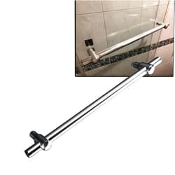 YIFEIWSHH Barn Door Handle,Door Handle, Adjustable Hole Distance Push and Pull Glass Door Knob Handle | Barn Door Button with Bathroom Accessories | Enclosure Towel Bar 550MM long