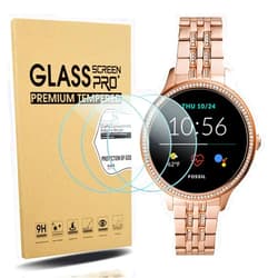 Suoman 3-Pack for NEW Fossil Women's Gen 5E 42mm Screen Protector, [Anti-Scratch] 2.5D 9H Hardness Ultra-Thin Tempered Glass Screen Protective Film