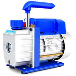 FAHKNS 110V 3.5 CFM Vacuum Pump Rotary Vane 1/4HP for A/C HVAC Auto Repair R410a R134 with Oil