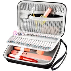 ALKOO Nail Drill Kit Case, Acrylic Nail Drill Bits Holder Container, Electric Nail Drill Kit Organizer Storage Bag Only