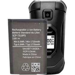 Soseieiu SCP-73LBPS Battery,(𝟐𝟎𝟐𝟰 𝐍𝐞𝐰 𝐔𝐩𝐠𝐫𝐚𝐝𝐞) Replacement Battery for Kyocera DuraXV Extreme E4810 KYOE4810/Kyocera DuraXE Epic E4830 Verizon Flip Phone 1770mAh 3.8V/6.8Wh