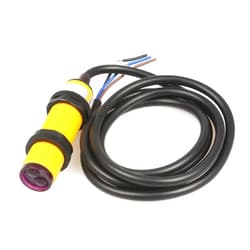 NOYITO E3F-DS10Y1 Proximity Switch Photoelectric Sensor 10 cm Detection Distance Diffuse Reflection Infrared Switch AC 90-250V 2-Wire NO