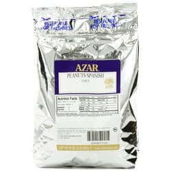 Azar Nut Company Spanish Peanuts, Oil Roasted, Salted, 32-Ounce Resealable Bags (Pack of 3)
