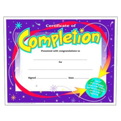 TREND enterprises, Inc. Certificate of Completion Colorful Classics Cert's., 30 ct