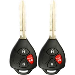 KeylessOption Keyless Entry Remote Control Car Key Fob Replacement for MOZB41TG (Pack of 2)