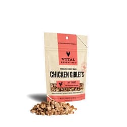 Vital Essentials Freeze Dried Raw Cat Treats, Chicken Giblets, 1 oz