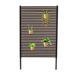 DUIBAII 1 pc Outdoor Privacy Fence Screen, 3 ft W x 5 ft H Tall Divider for Outdoor Garden Backyard Patio Decorative, Privacy Screen Fence Panels, Brown