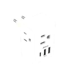Mifaso European Travel Plug Adapter with USB Charging Ports(1 USB C), International Type C Power Adapter for US to Most of Europe EU Italy France Spain Germany Greece