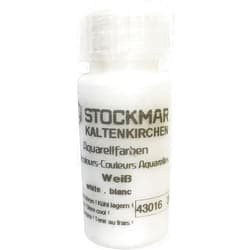 Stockmar Watercolor Paint: White, 20ml