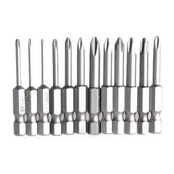 Eyech 12Pcs Phillips Head Screwdriver Bit Set 1/4 Inch Hex Shank Magnetic Cross Head Screw Driver Bit | 2 Inch length