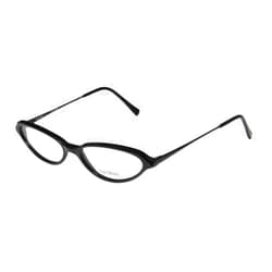 Vera Wang V47 Womens/Ladies Cat Eye Full-rim Stunning Made In Italy Eyeglasses/Eyeglass Frame (52-15-135, Black)