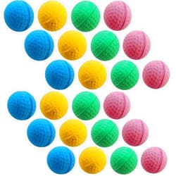 YnFag Foam Soccer Balls Cat Toys for Indoor Cats Cat Balls (24 Pcs Individual Color Balls)