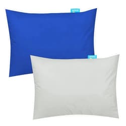 Biloban Organic Cotton Toddler Pillowcase 2 Pack, (Pillowcase Only) Kids Pillowcase for Sleeping Fit Pillow Sized 13