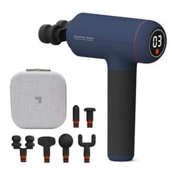 Sharper Image PowerBoost Max Massage Gun | Anti-Stall Deep Tissue Percussion Massager | 7 Speeds | Workout Muscle Recovery | Pain Relief | Back Shoulder Massager | Massage Tool | Gifts for Men Women