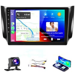 Podofo Android Car Stereo with Apple Carplay Android Auto for Nissan Sentra Sylphy B17 2013 2014 2015 2016 2017,podofo 10.1inch Touchscreen Bluetooth Radio with GPS HiFi Audio WiFi FM/RDS Backup Camera