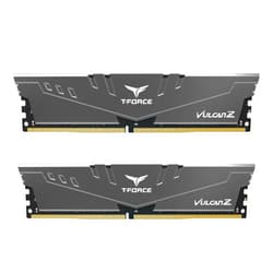TEAMGROUP T-Force Vulcan Z DDR4 16GB Kit (2x8GB) 3200MHz (PC4-25600) CL16 Desktop Memory Module Ram (Gray) - TLZGD416G3200HC16CDC01