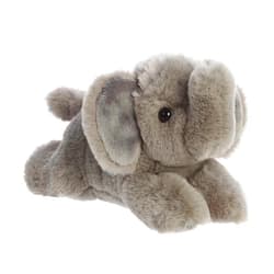 Aurora® Adorable Mini Flopsie™ Elephant Calf Stuffed Animal - Playful Ease - Timeless Companions - Grey 8 Inches