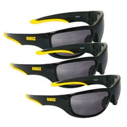 DEWALT DPG94-2C Dominator Safety Glasses, Smoke Lens (Pack of 3)