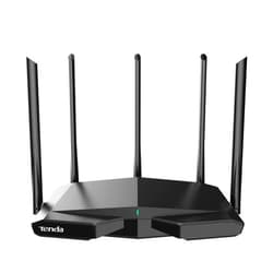 Tenda AXE5700 Smart WiFi 6E Router, Tri-Band Gigabit Wireless Router for Home, Best WiFi Router for Gaming and VR, AX Router with 5 * 6dBi High-Gain Antennas, Support WPA3, VPN, New 6GHz Band(RX27Pro)