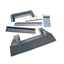 VELUX ECW 1446 0000C Skylight Flashing, 1430/1446 High-Profile Tile Roof Flashing w/Adhesive Underlayment for Curb Mount Skylights