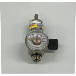 Ideal Calibrations 1.5lpm Nickel Plated Brass Fixed Flow Calibration Gas Regulator - C10