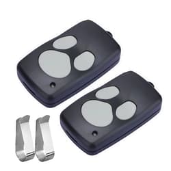 Earthtec Garage Door Opener Fits for Wayne Dalton Remote Control 372MHz/3BTM 327310 3973C 300643 309884 297134 (2 Pack)