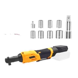 Nubrom Cordless Ratchet Wrench Kit for DEWALT 20V Battery, 70 ft-lbs 400 RPM Variable Speed Ratchet Wrench, Replace for DCF513B, Includes 7 Sockets, 3
