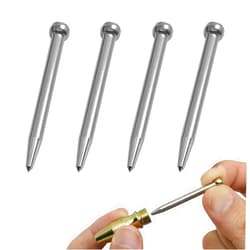 POQOD Replacement Automatic Center Punch tip for Metal, Compatible with Adjustable Impact Spring Loaded Center Punch Tool, Spring Punch, Center Punch Spring Loaded, Auto Center Punch, 4 PCS