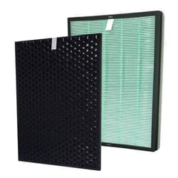 PUREBURG Replacement Filter Set Compatible with RabbitAir BioGS 2.0 Ultra Quiet Model SPA-550A & SPA-625A Air Purifiers,H13 True HEPA + Activated Carbon Filter Air Clean Odor