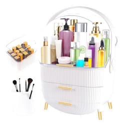 LazyWomen Makeup Storage Organizer, 13.4