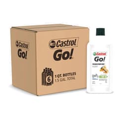 Castrol Go! 10W-40 4T Motorcycle Oil, 1 Liter, Pack of 6