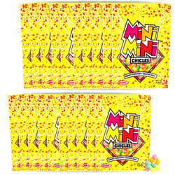 Gerrit's Mini-Mini Chicles - 20 Pack of 0.79oz Packets - Fruit Chiclets Gum Original Flavors - Juicy Fruit Gum Candy