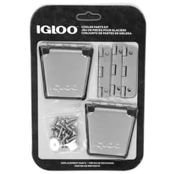 Igloo Cooler Heavy-Duty Stainless Steel Parts Kit - 2 Latches, 3 Hinges, Latch Posts & Screws - Marine-Grade, Corrosion-Resistant Parts