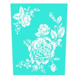 BAOFALI Silkscreen Stencil Natural Florals Elements,Reusable Self-Adhesive Silk Screen Printing, for Decor/Printing on Wood/Fabric/Wall/Cup/Plate/Glass/Paper, Home Christmas Decorations Pattern (8x10inch)