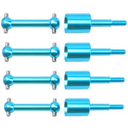 Share Goo ShareGoo Metal Drive Shaft Dog Bone Dogbone & Wheel Stub Axle Cup Compatible with Tamiya TT01 TT-01 TT01D TT02 TT-02 1/10 RC Car Upgrade Parts
