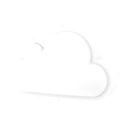 LoveNite Cloud Light Sensor Night Light for Baby Nursery Child,Intelligent LED Wall Lamp Plug in for Bedside Bedroom Hallway (White)