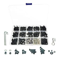 HOPLEX 522PCS RC Screws Kit Reapir Tool Box Set Hardware Fasteners RC Hobby Universal Spare Accessories for Traxxas Tamiya Axial Redcat HPI SCX10 Losi 1/8 1/10 Scale RC Cars Crawler Parts