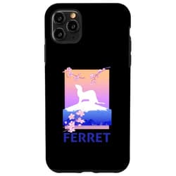 Musteline black footed ferret iPhone 11 Pro Max Ferret Mom Dad Mustela Nigripes Case