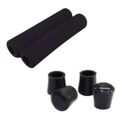 Freshore Cane Rubber Leg Tip (4 pcs/Pack) + Sponge (2 pcs/Pack), 0.59