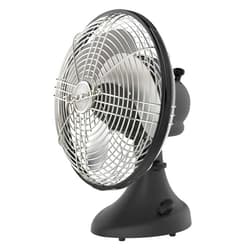 Vornado Silver Swan S Small Room Oscillating Fan, Matte Black
