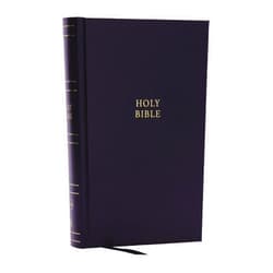 Thomas Nelson NKJV, Single-Column Reference Bible, Verse-by-verse, Hardcover, Red Letter, Comfort Print