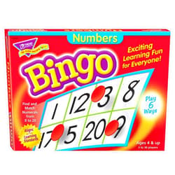 Creativity Inspired TREND ENTERPRISES: Numbers Bingo Game, Exciting Way for Everyone to Learn, Play 6 Different Ways, Perfect for Classrooms and At Home, 2 to 36 Players, For Ages 4 and Up