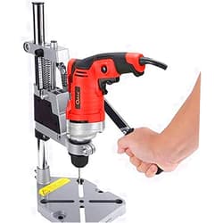 GOTOTOP Drill Press,Adjustable Desktop Drill Stand,Rotary Tool Holder,Universal Bench Clamp Workbench Repair Tool,Multifunctional Rotary Tool Drilling Hole Station for Drilling Collect Workshop
